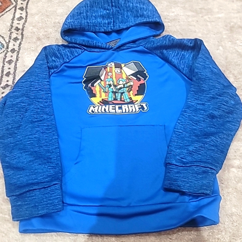 Minecraft sweatshirt boys 6/7
